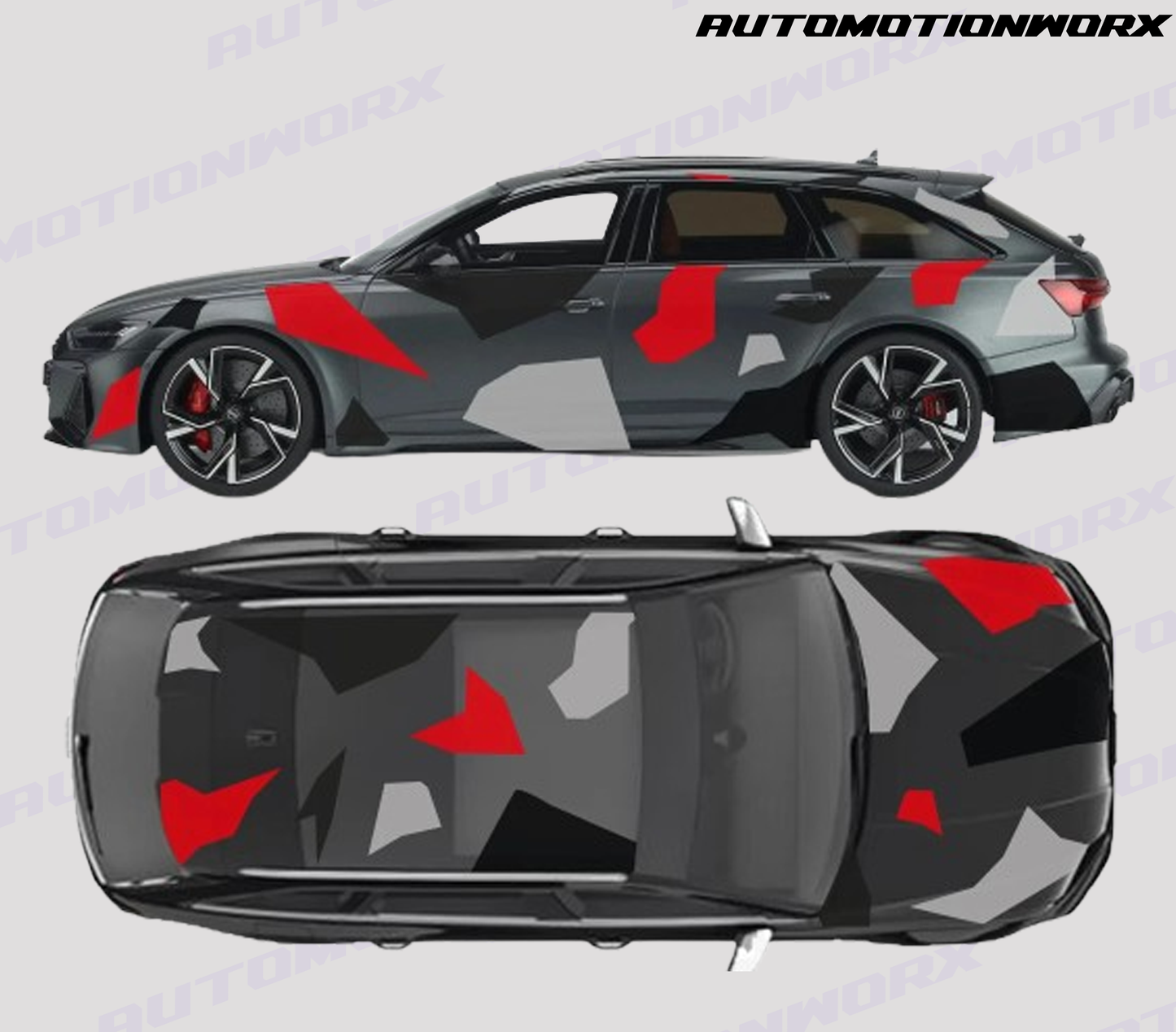 AutoMotionWorx | Audi RS6 Full Car Camo Decal Kit 2002-2025
