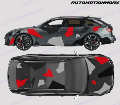 AutoMotionWorx | Audi RS6 Full Car Camo Decal Kit 2002-2025