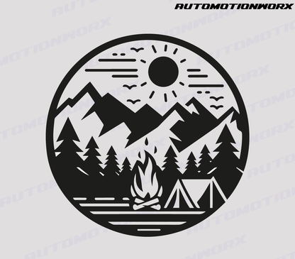 AutoMotionWorx | Motorhome/Campervan Decal 14.5cm | High Quality Decals