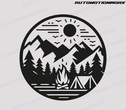 AutoMotionWorx | Motorhome/Campervan Decal 14.5cm | High Quality Decals