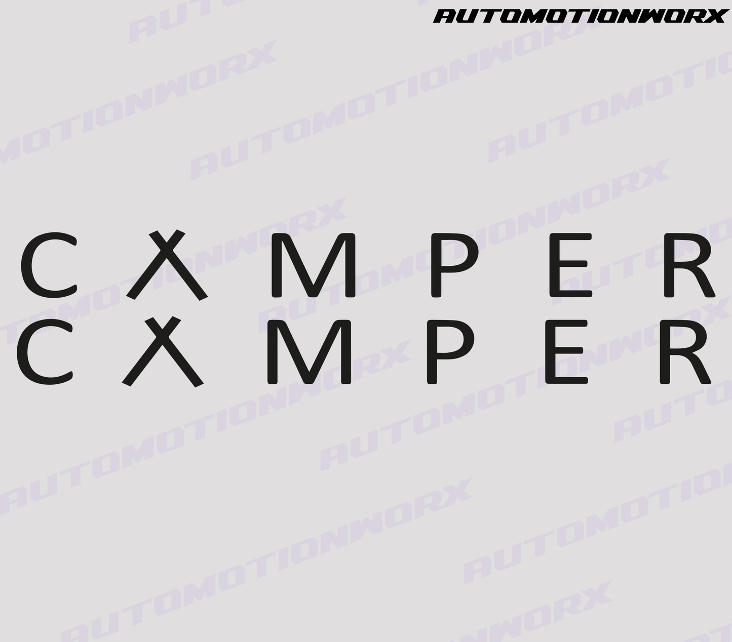 AutoMotionWorx | Motorhome/Campervan Decal | High Quality Decals