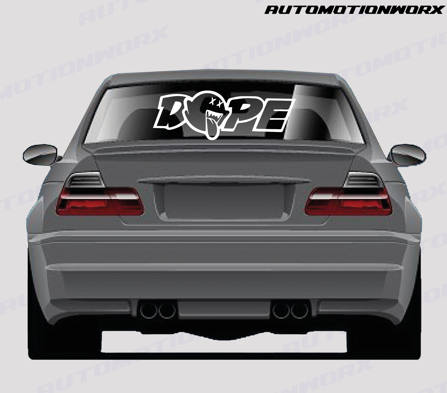 AutoMotionWorx | Dope Window Decal | High Quality Decals