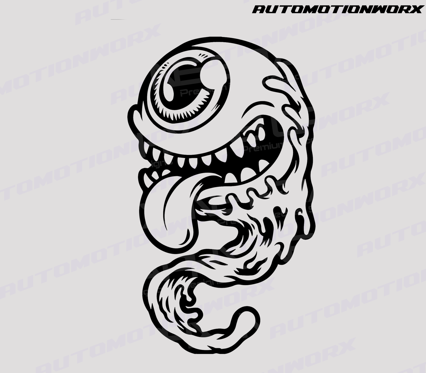 AutoMotionWorx | Eye Ball Monster Decal | High Quality Decals