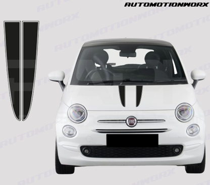 AutoMotionWorx | Fiat 500/Abarth Bonnet Stripes | High Quality Decals
