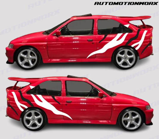 AutoMotionWorx | Ford Escort RS Cosworth 1992-1996 Tiger Stripe Kit