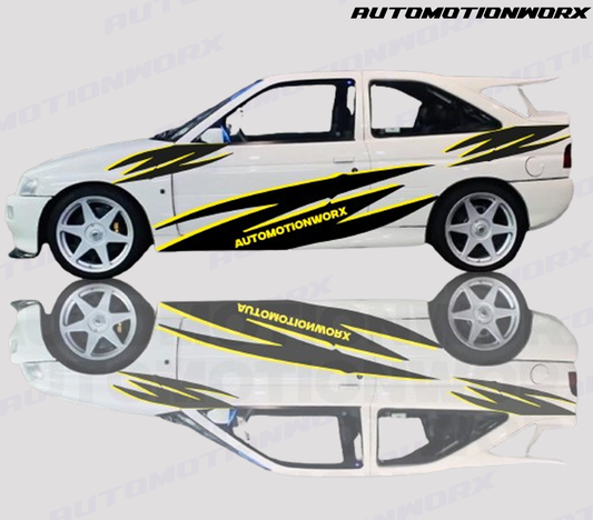 AutoMotionWorx | Ford Escort RS Cosworth 1992-1996 Graphics Kit