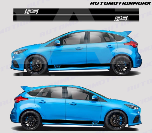 AutoMotionWorx | Ford Focus RS MK3 Side Stripes | High Quality Decals