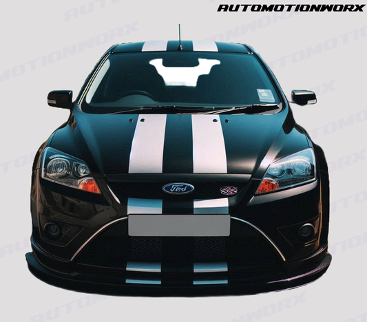 AutoMotionWorx | Ford Focus ST MK2 Bonnet Stripes | High Quality Decals