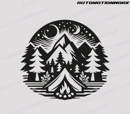 AutoMotionWorx | Motorhome/Campervan Decal 14.5cm | High Quality Decals