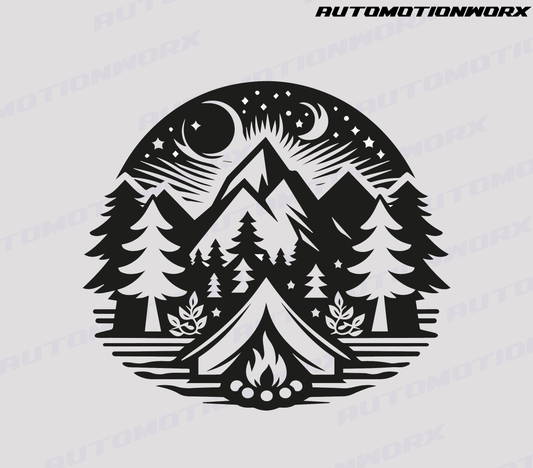 AutoMotionWorx | Motorhome/Campervan Decal 14.5cm | High Quality Decals