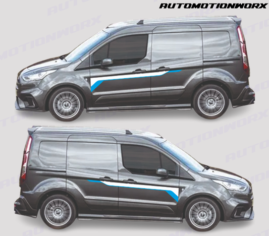 AutoMotionWorx | Ford Transit Connect MSRT V2 Side Door Decals