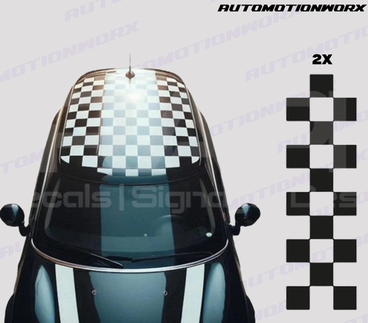 AutoMotionWorx | Mini Cooper Small Tiled Checkered Roof Pattern