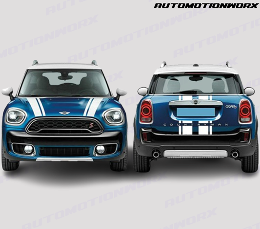 AutoMotionWorx | Mini Cooper Countryman Bonnet & Rear Boot Stripes