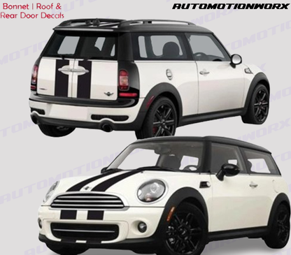 AutoMotionWorx | Mini Cooper Clubman Bonnet,Roof,Rear Stripes