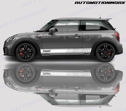 AutoMotionWorx | Mini Cooper Stuttered Side Stripes