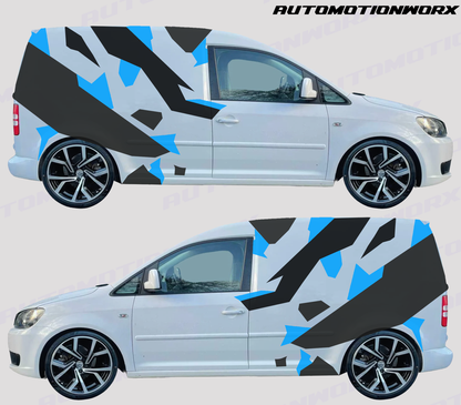 AutoMotionWorx | Universal Rear Side Camo Kit For SWB Vans| Left & Right