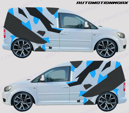 AutoMotionWorx | Universal Rear Side Camo Kit For SWB Vans| Left & Right