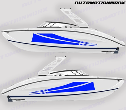 AutoMotionWorx | Speed Boat / Boat Side Decal Sticker | High Quality Decals