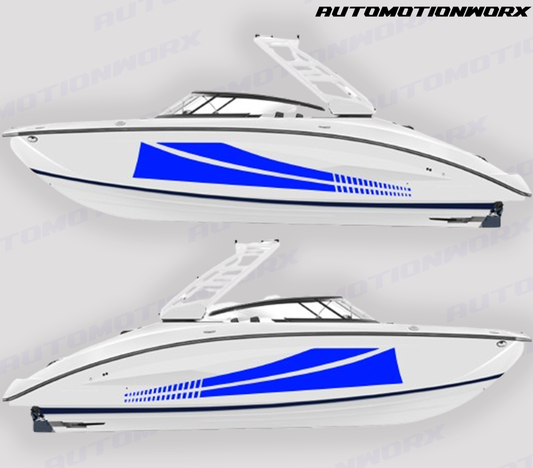 AutoMotionWorx | Speed Boat / Boat Side Decal Sticker | High Quality Decals