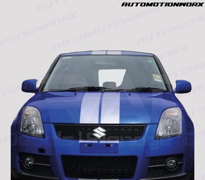 AutoMotionWorx | Suzuki Swift Bonnet Stripes | High Quality Decals