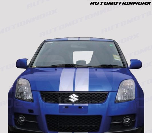 AutoMotionWorx | Suzuki Swift Bonnet Stripes | High Quality Decals