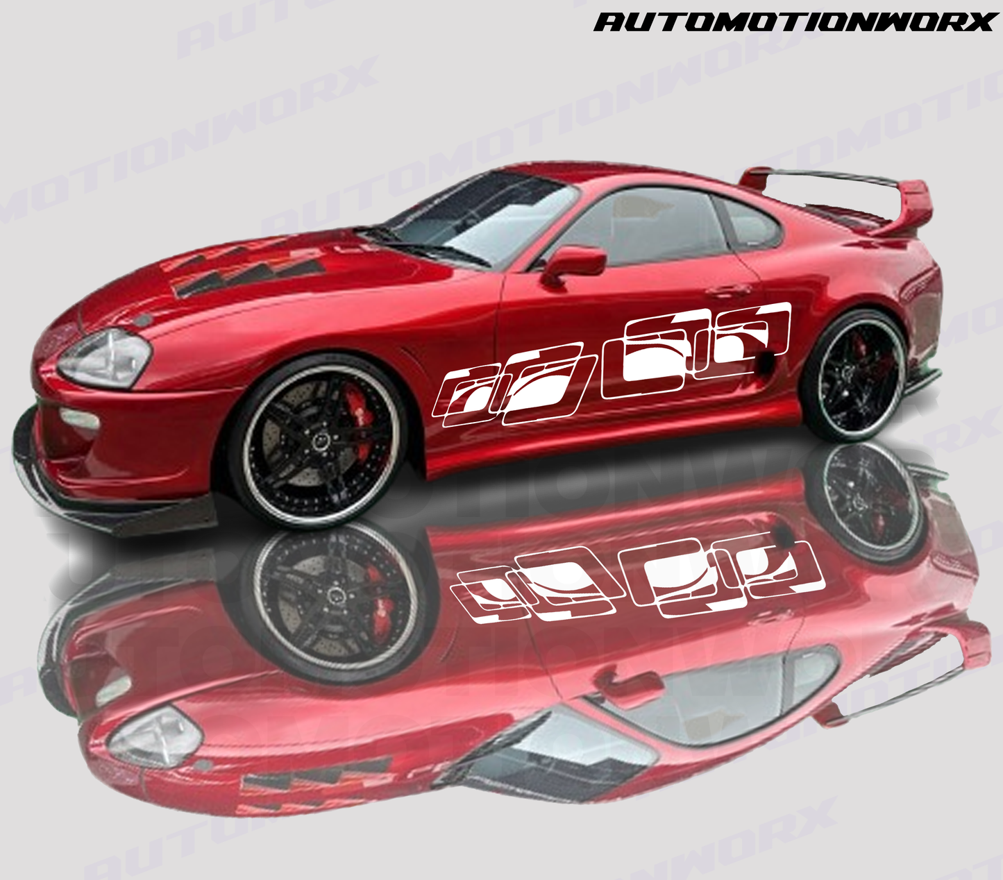 AutoMotionWorx | Toyota Supra MK4 Side Door Decals