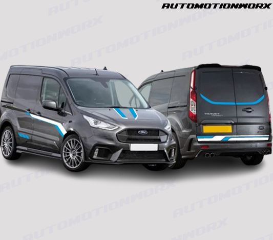 AutoMotionWorx | Ford Transit Connect MSRT Style Full Kit Side Door Decals