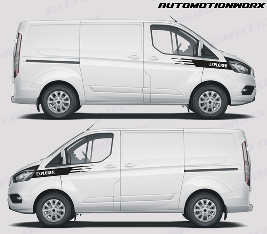 AutoMotionWorx | Universal Campervan ''Explorer'' Side Wing Decals