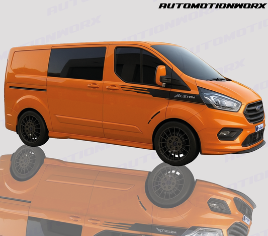 AutoMotionWorx | Ford Transit ''Custom Logo'' Side Wing Decals