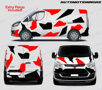 AutoMotionWorx | Universal Camo Kit For SWB,MWB,LWB Vans | High Quality Decals