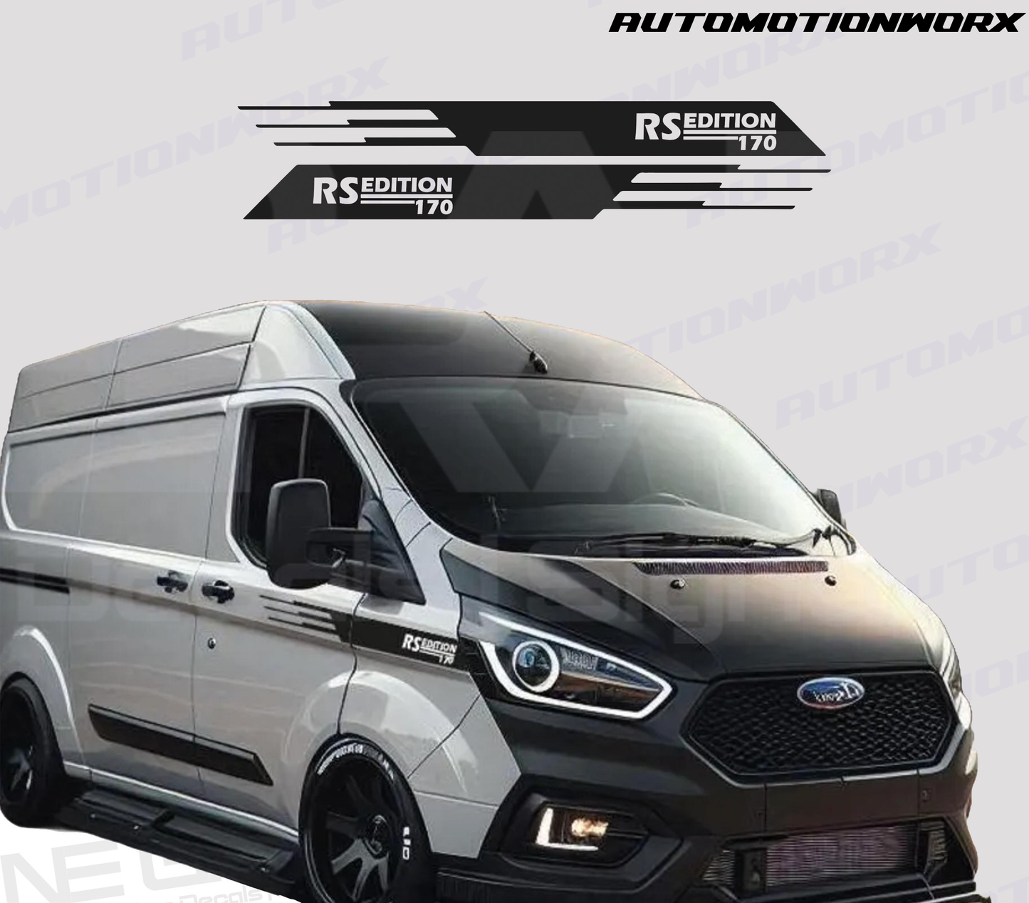 AutoMotionWorx | Ford Transit Custom RS Edition Wing Decals