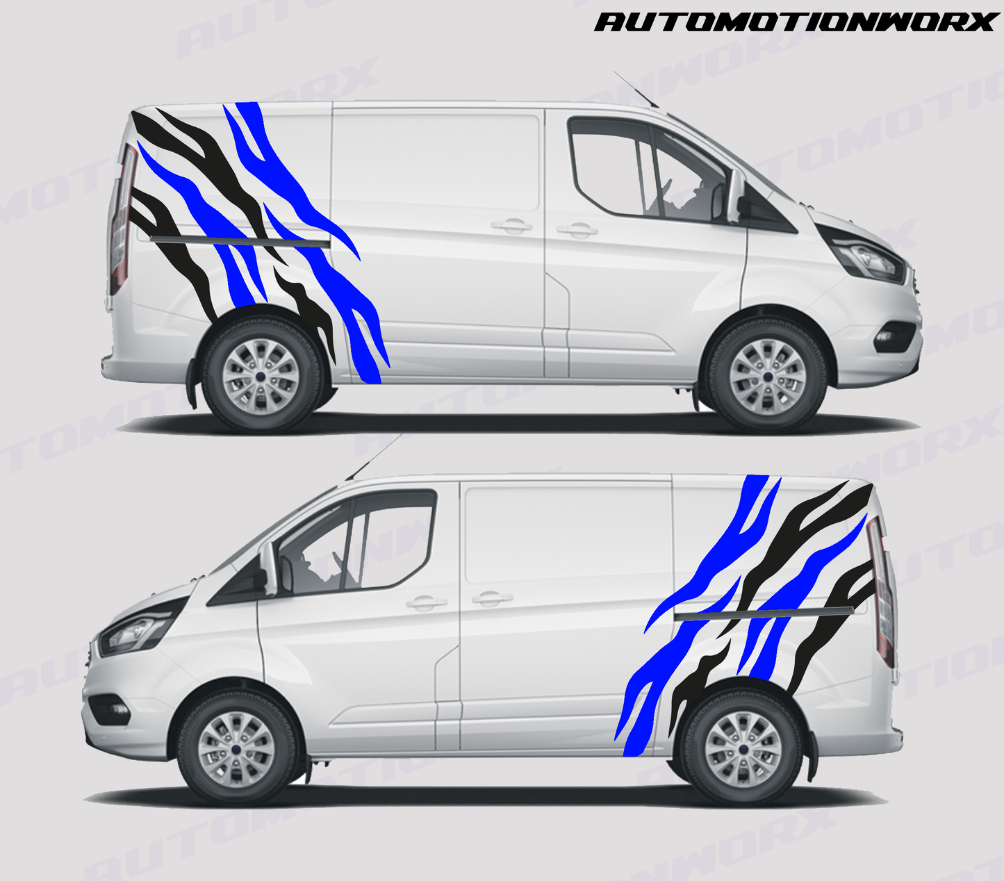 AutoMotionWorx | Universal Tiger Stripe Left/Right Decals For All SWB,MWB,LWB