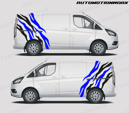 AutoMotionWorx | Universal Tiger Stripe Left/Right Decals For All SWB,MWB,LWB