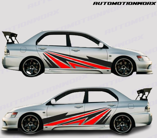 AutoMotionWorx | Universal Car Decals, Drift Racing Decal, Car Sticker, JDM