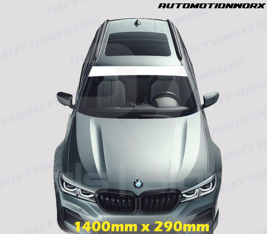 AutoMotionWorx | Universal Windscreen Car Sun Strip | 1400mm x 290mm