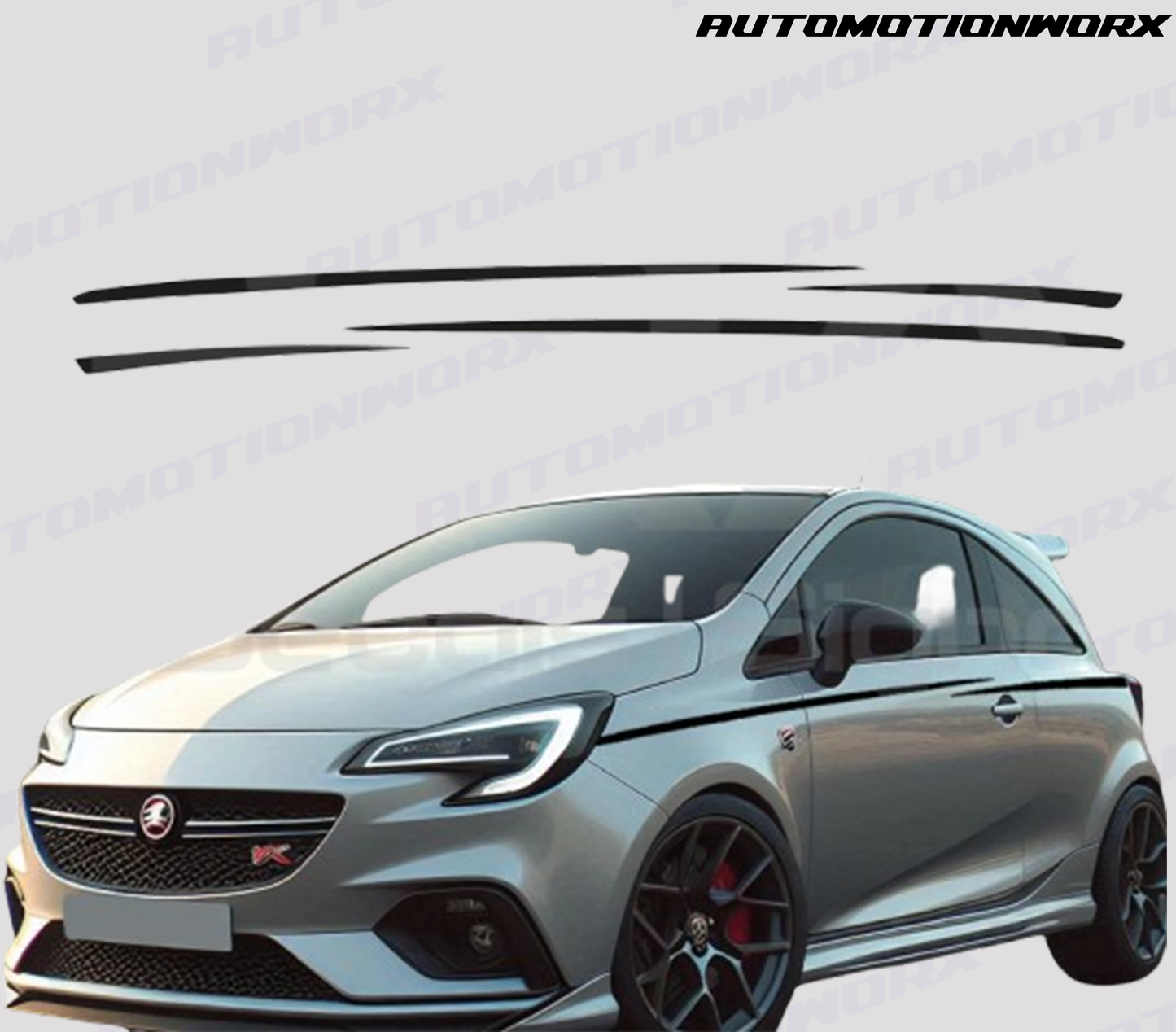 AutoMotionWorx | Vauxhall Corsa VXR Pinstripe Decals | High Quality Decals