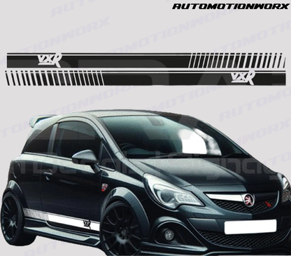 AutoMotionWorx | Vauxhall Corsa VXR Side Stripe Decals | High Quality Decals