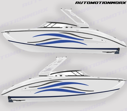 AutoMotionWorx | Waves Speed Boat / Boat Side Decal