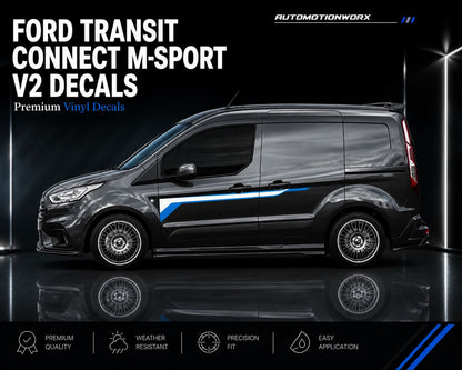 AutoMotionWorx | Ford Transit Connect MSRT V2 Side Door Decals
