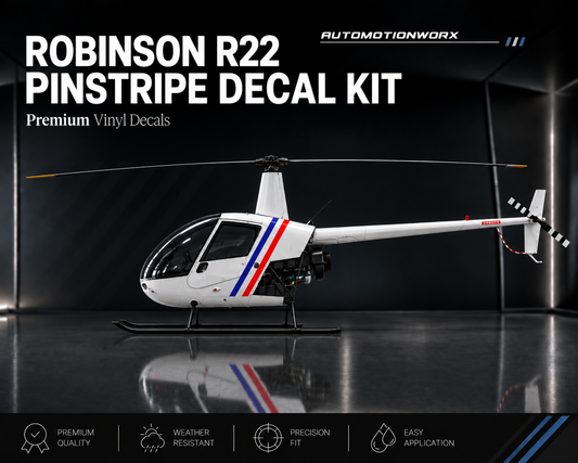 AutoMotionWorx | Robinson R22 Pinstripe Decal Kit