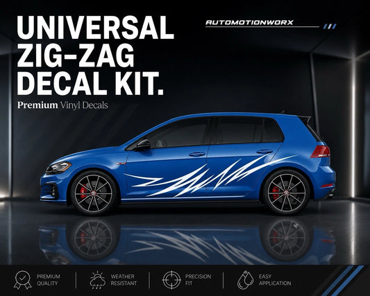 AutoMotionWorx | Universal Zig Zag Car Decals