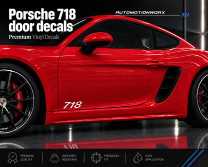 AutoMotionWorx | Porsche 718 Decals
