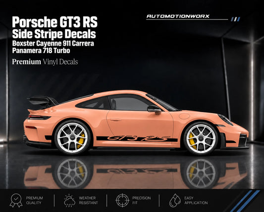 AutoMotionWorx | Porsche GT3 RS Side Stripe Decals