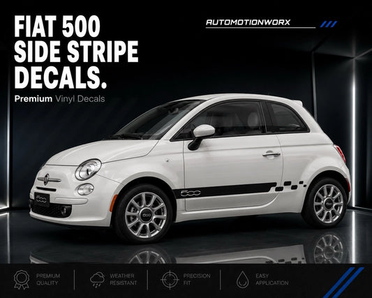 AutoMotionWorx | Fiat 500/Abarth Racing Side Stripes