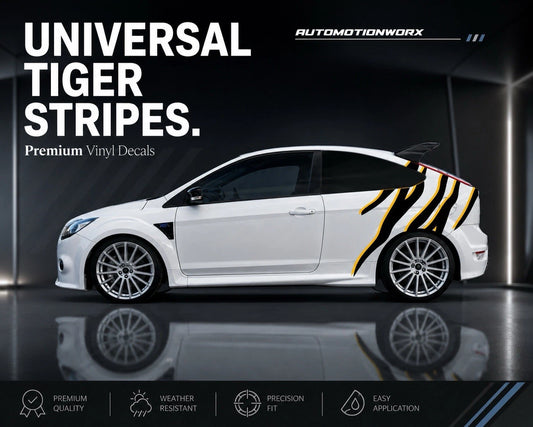 AutoMotionWorx | Universal Tiger Stripe Dual Colour Decals