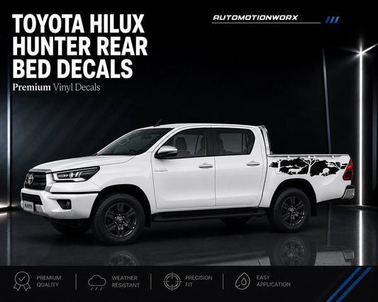 AutoMotionWorx | Toyota Hilux Hunter Rear Quarter Side Decals