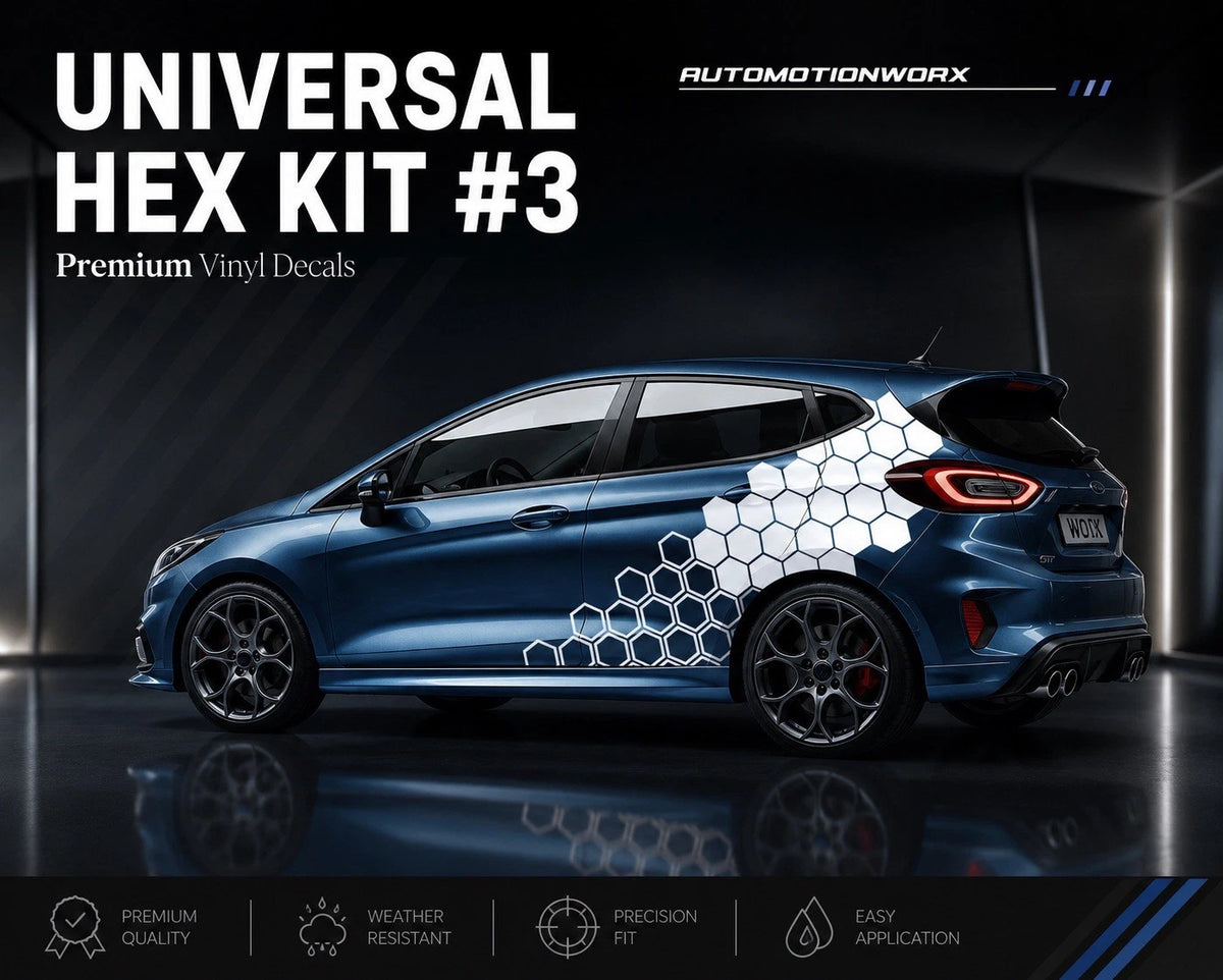 AutoMotionWorx | Universal Hex/Honey Comb Decal Kit #3