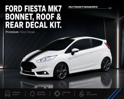 AutoMotionWorx | Ford Fiesta Bonnet/Roof/Rear Decal Kit