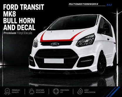 AutoMotionWorx | Ford Transit Custom Mk8 Bonnet Bull Horn