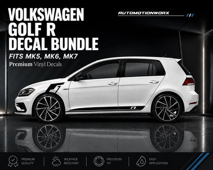 AutoMotionWorx | Volkswagen Golf R Decal Bundle
